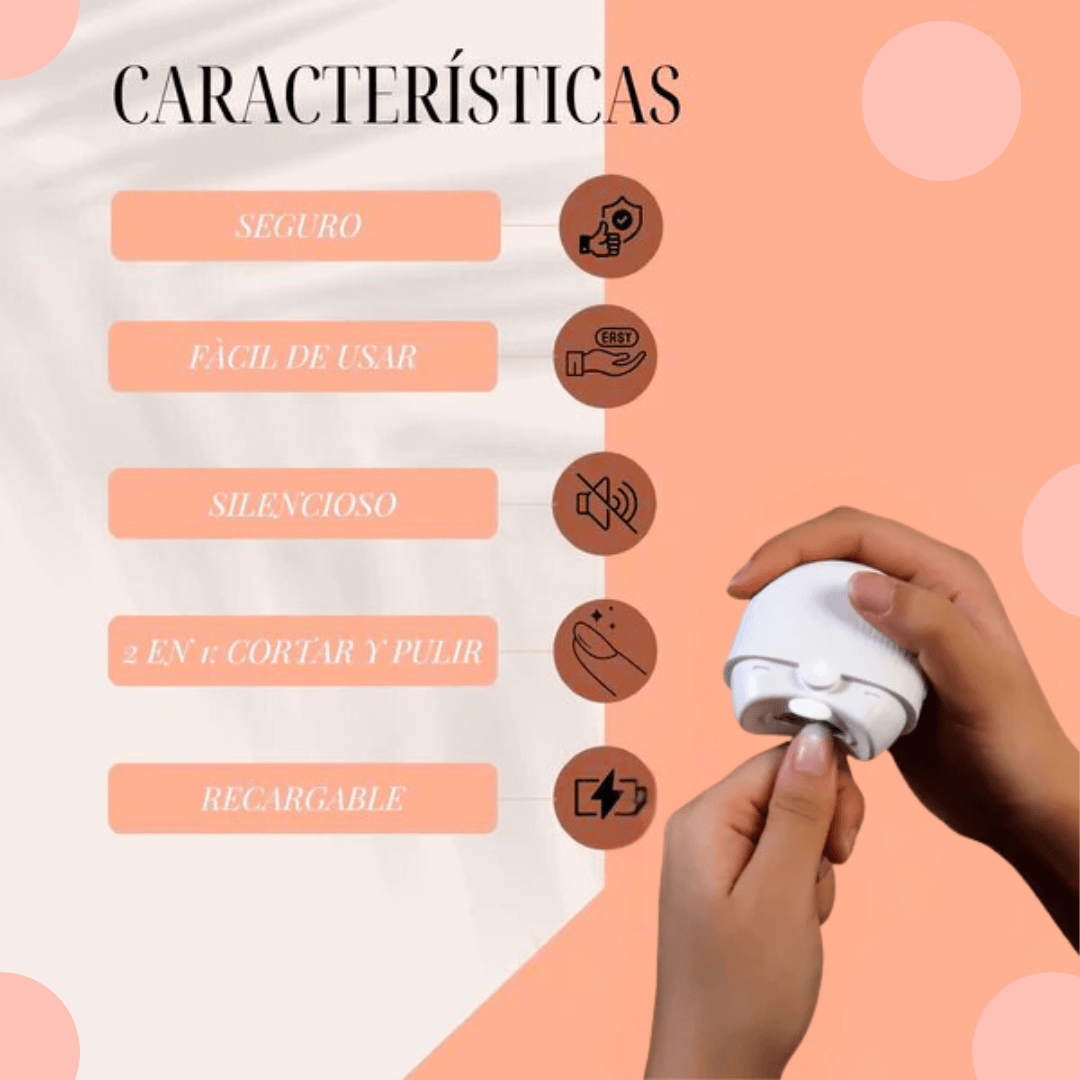 Cortador de Uñas Electrico NAIL CLIPPER
