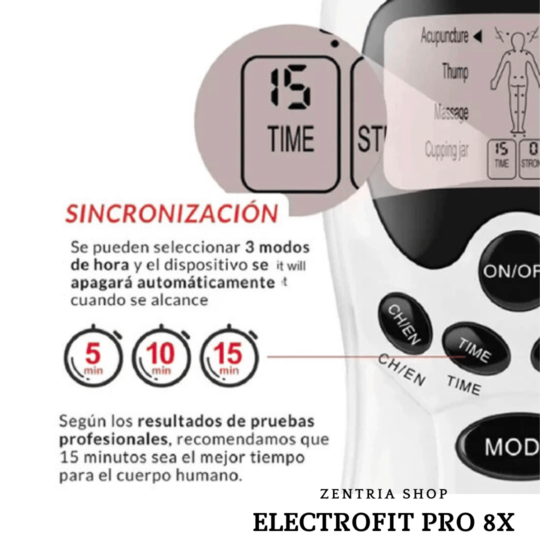 ElectroFit Pro 8X (Alivio Muscular Post-Entrenamiento)