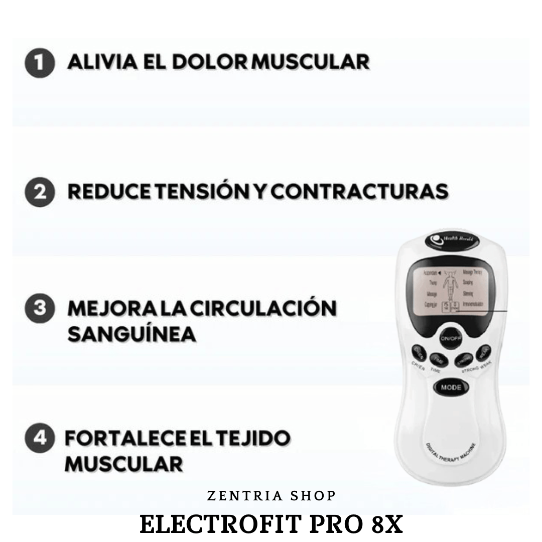 ElectroFit Pro 8X (Alivio Muscular Post-Entrenamiento)
