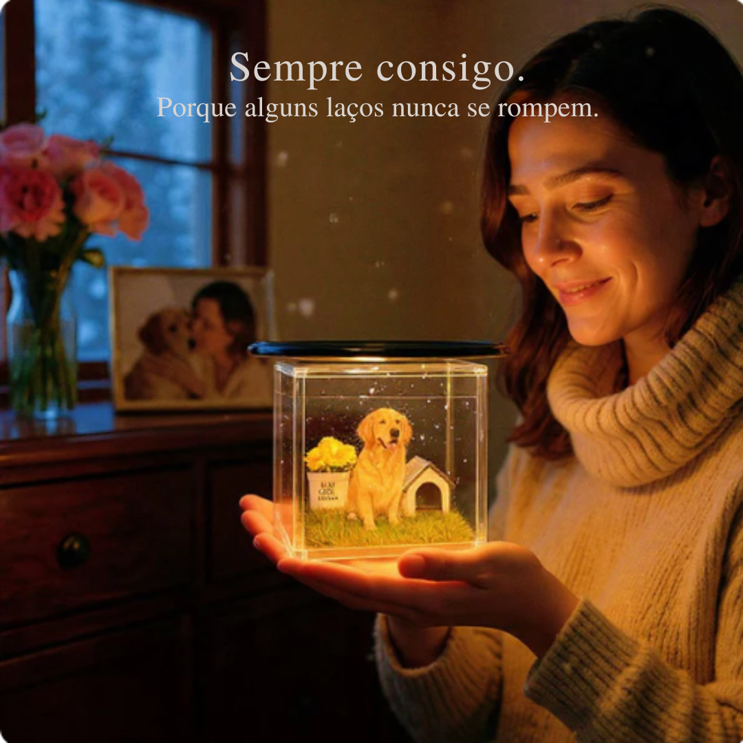 PawHolo™ – Lembrança holográfica personalizada