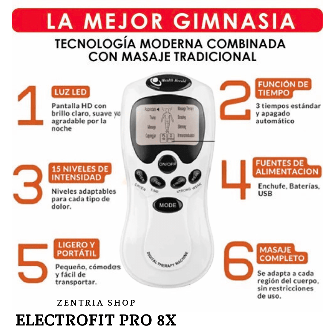 ElectroFit Pro 8X (Alivio Muscular Post-Entrenamiento)