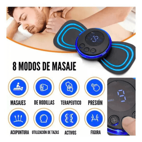 🔥 BLACK FRIDAY: 2x1 Mini Masajeador EMS – Alivio inmediato del dolor muscular