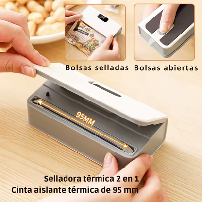 SnowOra El sellador de bolsas de cocina definitivo