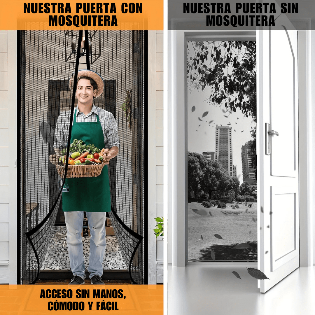 🦟🏡 Cortina Magnética Premium | Fácil de Instalar. ¡Dile adiós a los mosquitos!