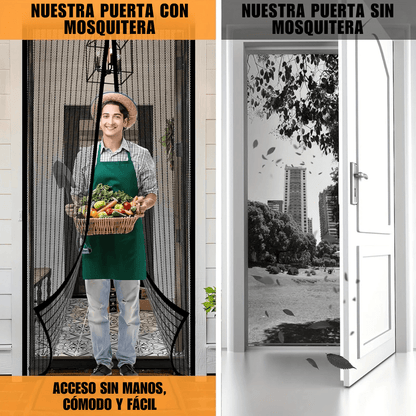 🦟🏡 Cortina Magnética Premium | Fácil de Instalar. ¡Dile adiós a los mosquitos!