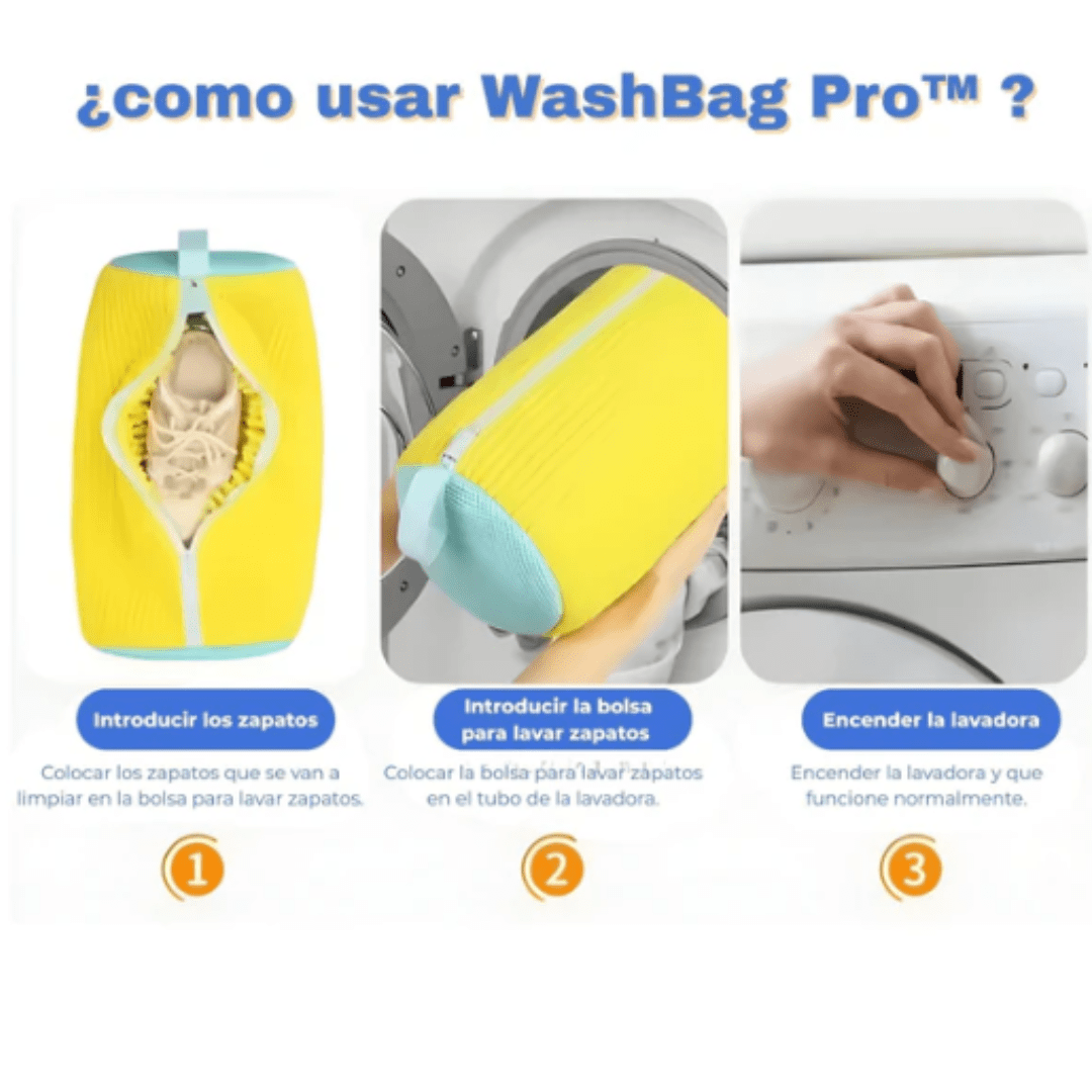 WashBag Pro™ BOLSA PARA LAVAR ZAPATOS
