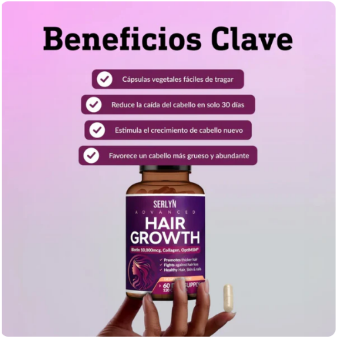 Suplemento Natural para Fortalecer tu Cabello