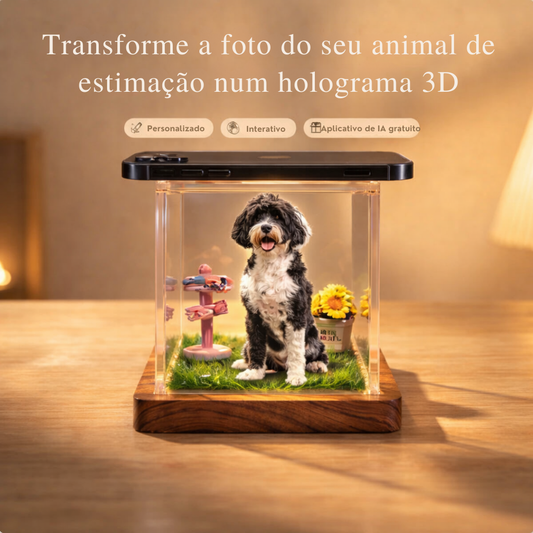 PawHolo™ – Lembrança holográfica personalizada