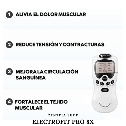 ElectroFit Pro 8X (Alivio Muscular Post-Entrenamiento)