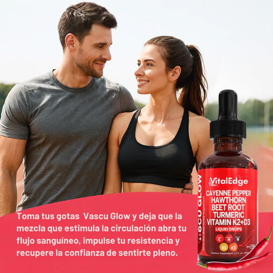 🔥 Gotas de pimienta de cayena Vascu Glow